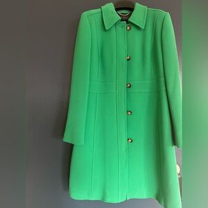 New lady day topcoat in Italian double-cloth wool blend US Sz. 8 (Runs Small)